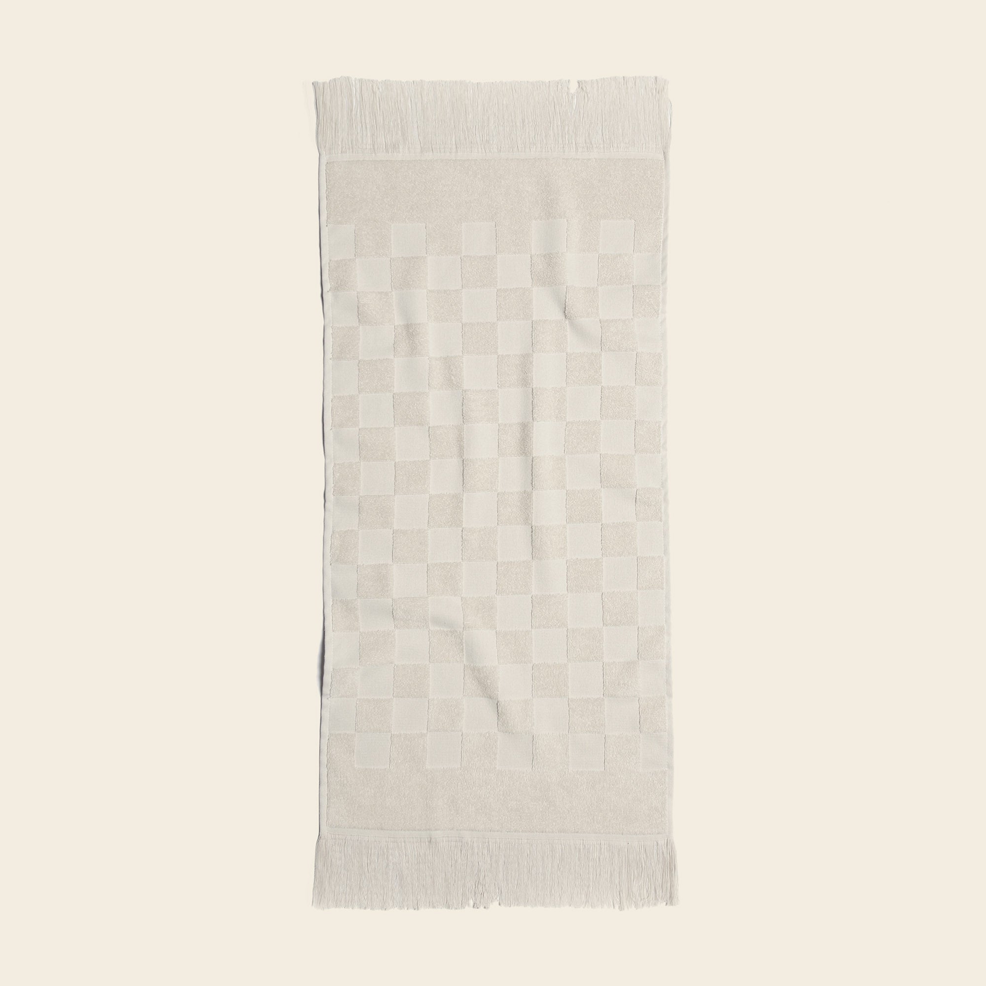 Organic Checkered Hand Towel –